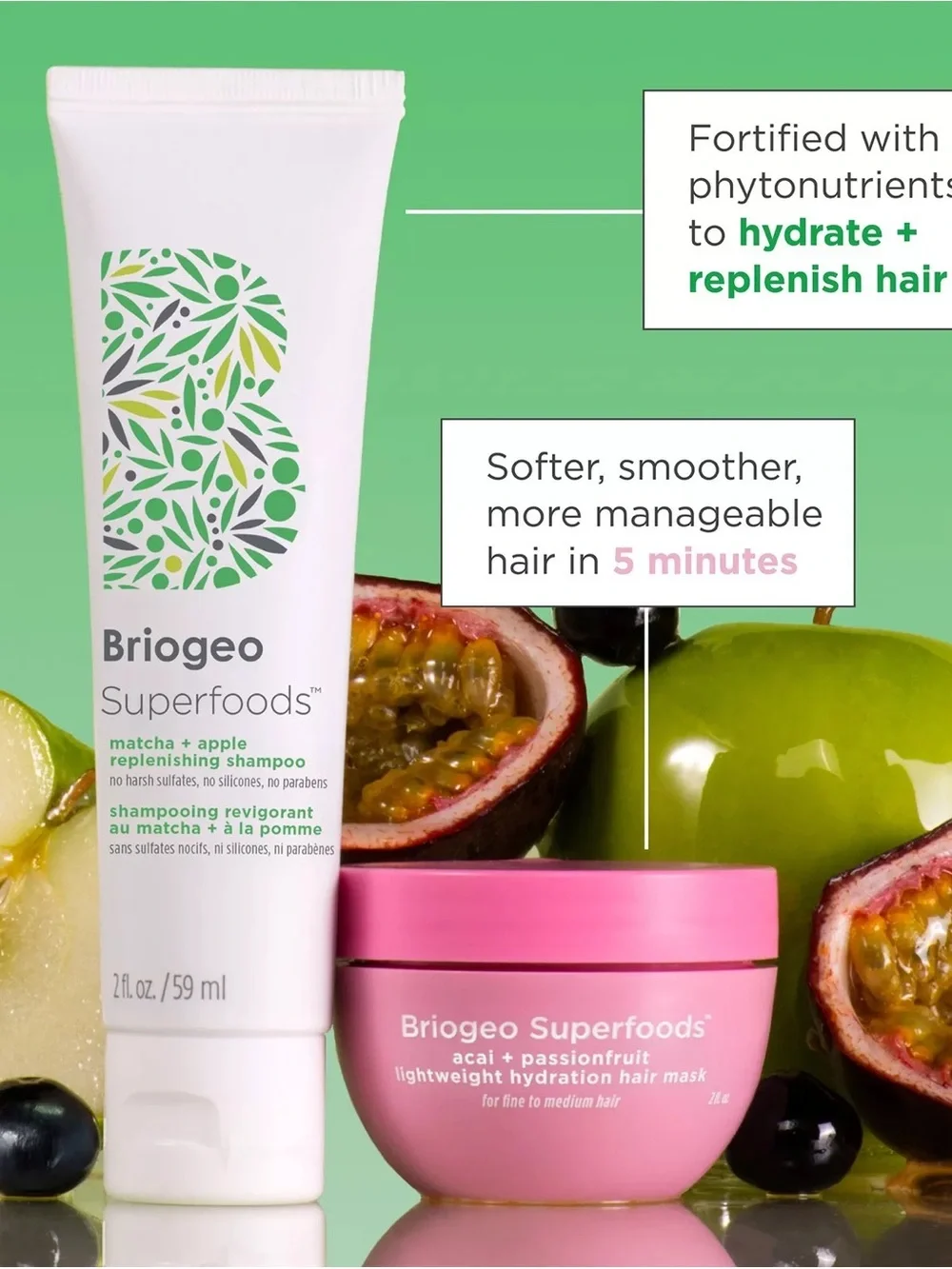 Briogeo Super Juicy Mini Morsels Hair Care Set